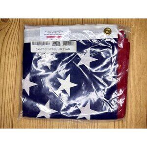SENTINEL U.S. AMERICAN FLAG 3'x5' Metal Grommets Made in USA United States New